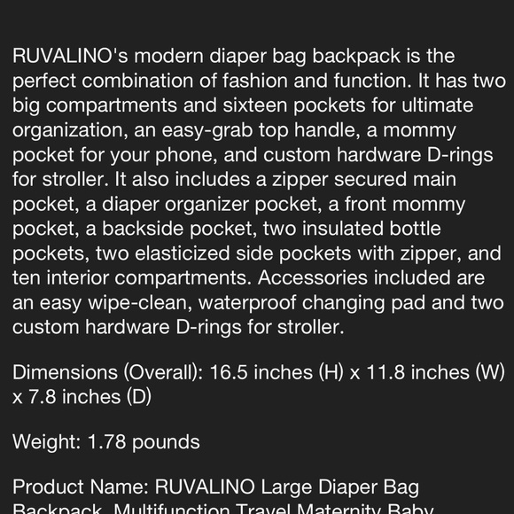 Diaper Bag - Picture 10 of 11